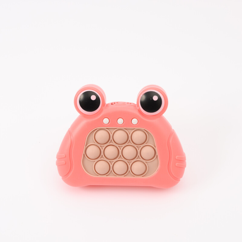 Juego para niños interactivo POP IT electrónico diseño rana Rosa Juego para niños interactivo POP IT electrónico diseño rana Rosa