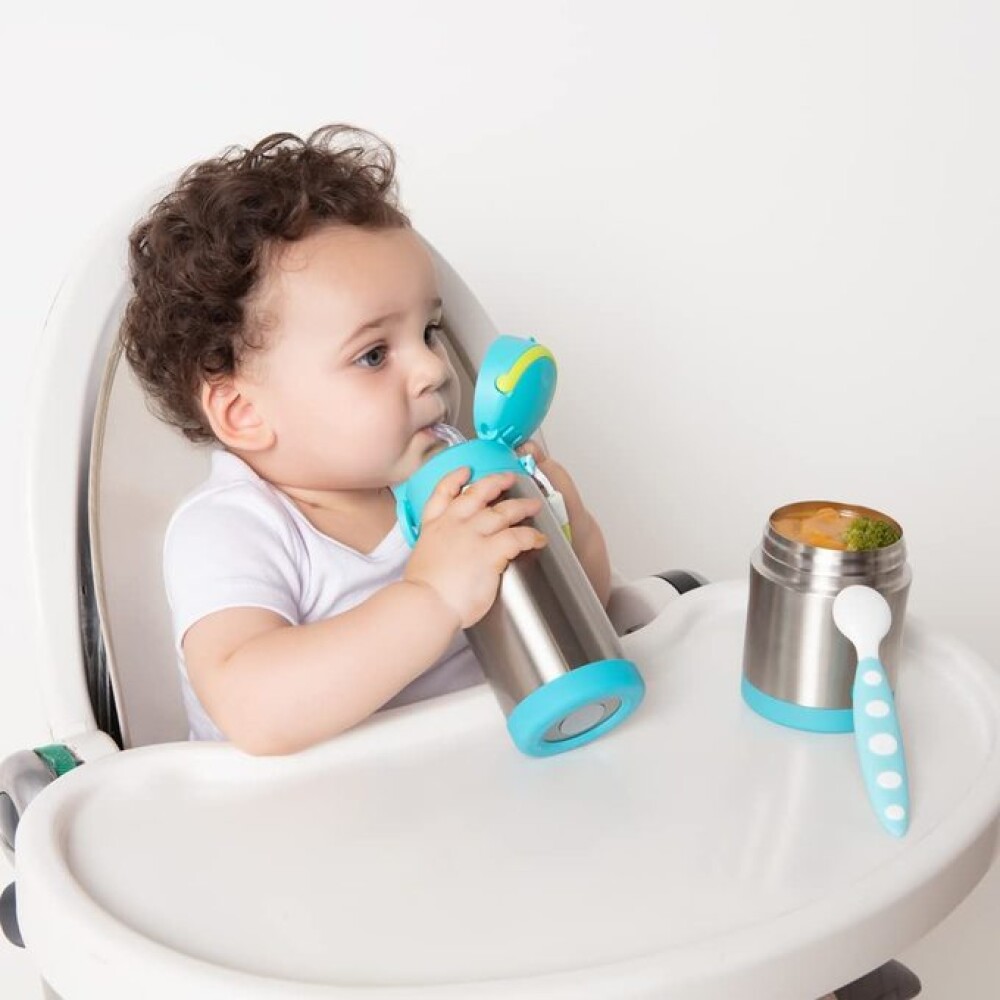 Vaso termico toddler BUBA celeste metal