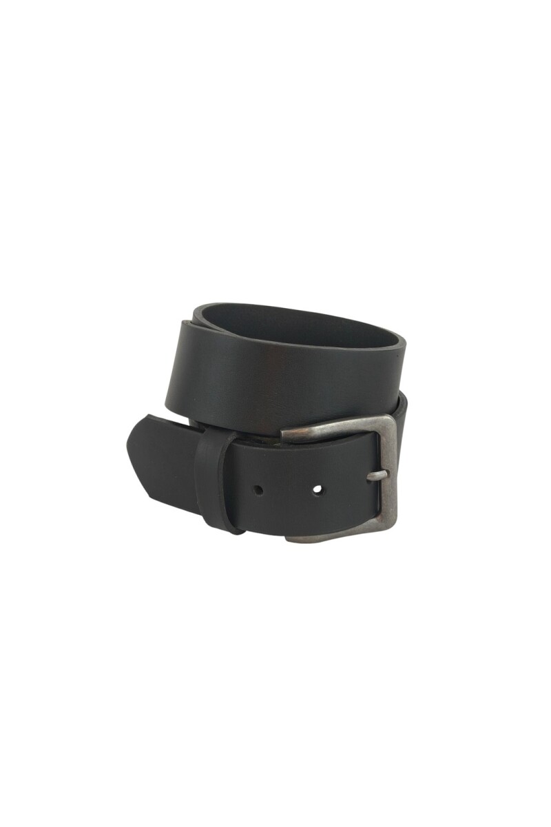 Cinturon de cuero 40 mm Negro