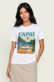 Remera Hering con estampas Azul