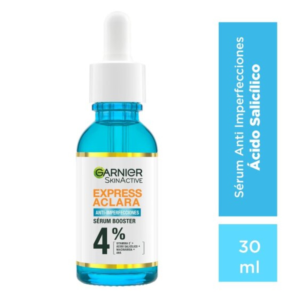 Garnier Express Aclara Serum Booster 30ml – Tratamiento Intensivo Anti-Manchas