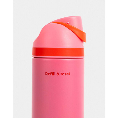Botella De Acero Fucsia Medio