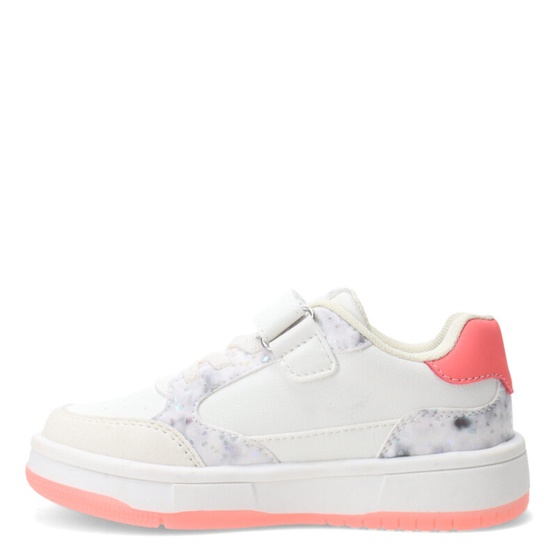 Championes de Niña MINI Miss Carol ASTACO con velcro Blanco