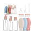 Kit viajero 8 frascos con embudo para rellenar cartera\mochi Kit Viajero 8 Frascos Con Embudo Para Rellenar Cartera\mochi