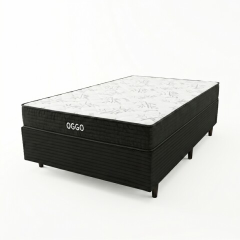 Sommier SUPER MEGA Oggo® - Espuma - GARANTIA 1 AÑO 1y1/2 Plaza - 110 cm