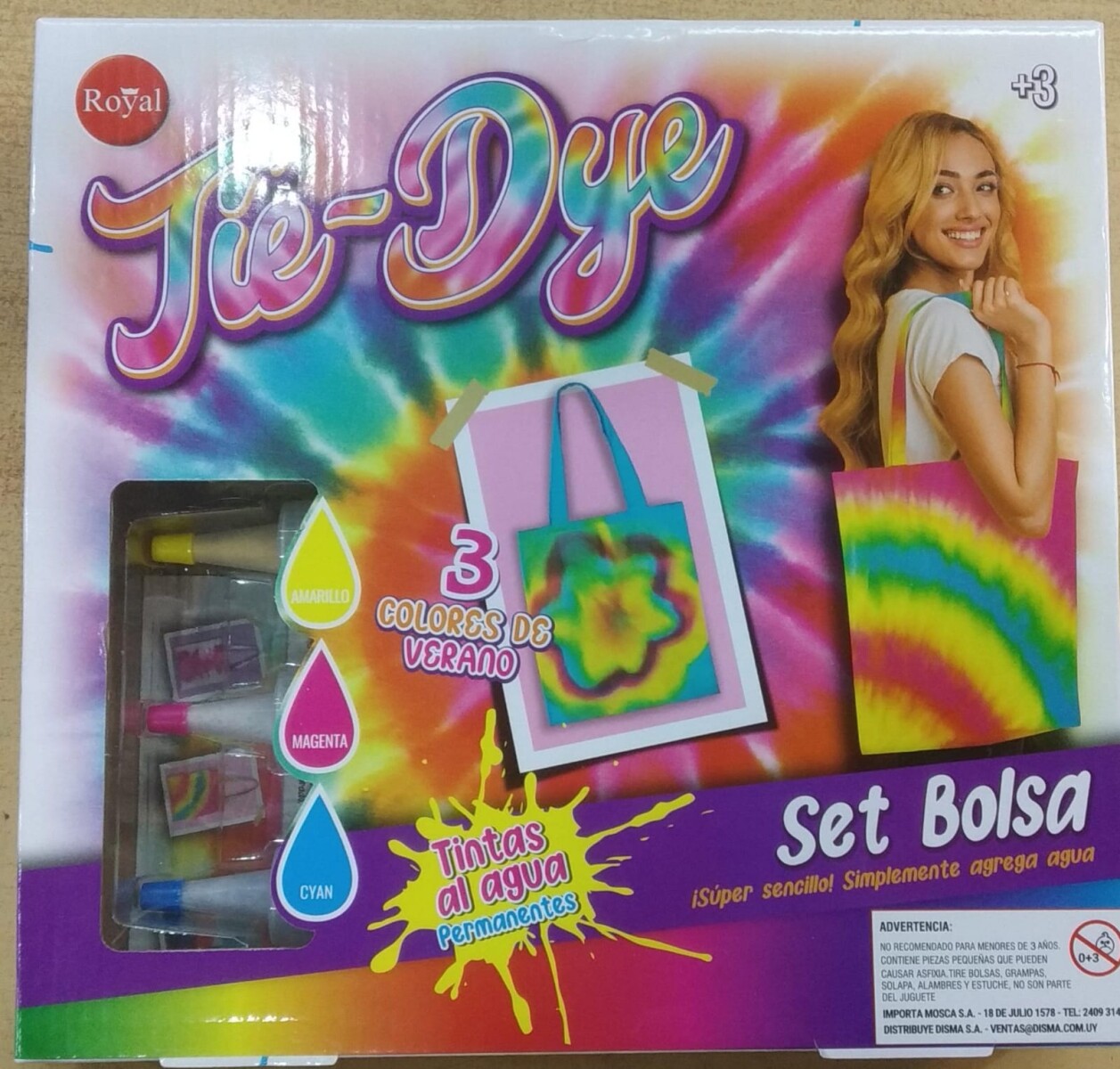 Tie-Dye set bolsa 