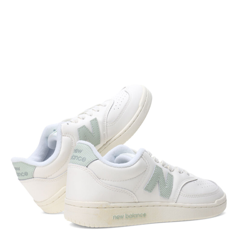 Championes de Mujer New Balance Pop N Pack Leather Beige - Verde