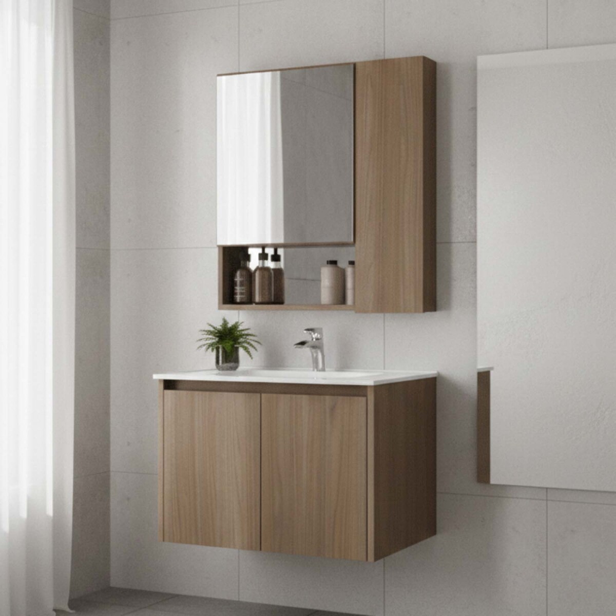 MUEBLE DE BAÑO - MDF MARRON ALTUS 