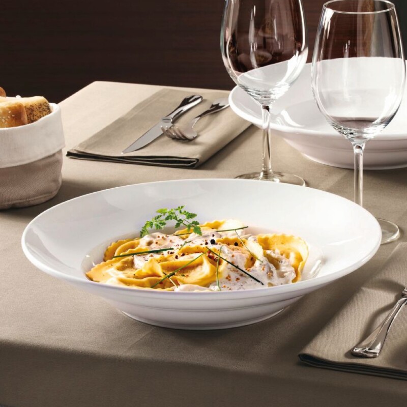 PLATO DE PASTA 30CM BLANCO PORCELANA SELECTA PLATO DE PASTA 30CM BLANCO PORCELANA SELECTA