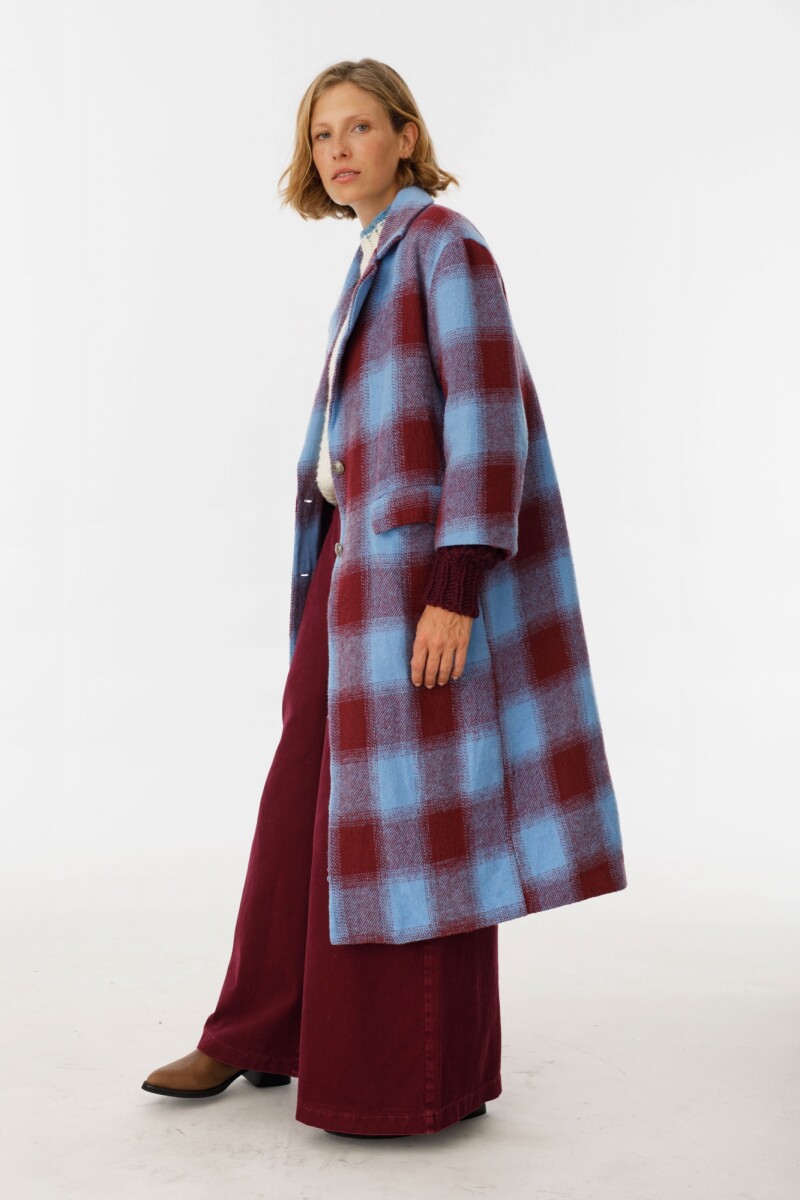 Tapado Milan Celeste/Bordeaux