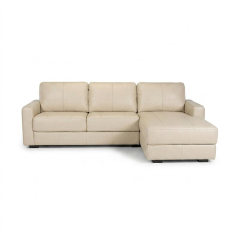 Rinconera Como - Cuero Básico - 2 + Chaise derecho Arena