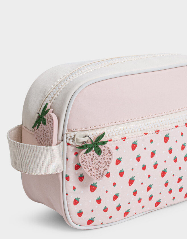 Cinturones Infantiles Portacosméticos Infantil Frutillas - Rosa Claro