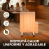 Estufa Radiador Aceite Panel Calefactor 600w Temp. Regulable Blanco