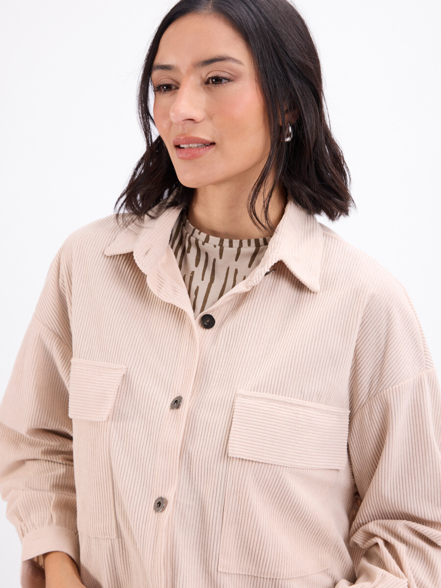 Campera pana Dayana - crudo 