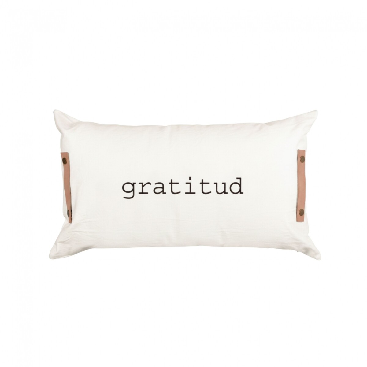 Almohadon Deco 60x36 Tusor - Pilar - Gratitud 