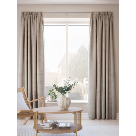 Cortina Austra 1X140X300 Terciopelo Topo