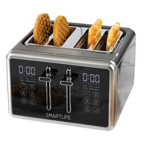 Tostadora Smartlife Display Led Touch Inox