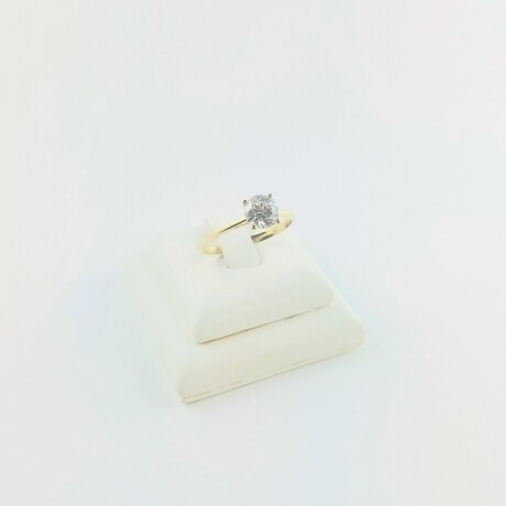 Anillo de oro 9 ktes con circonia Anillo de oro 9 ktes con circonia