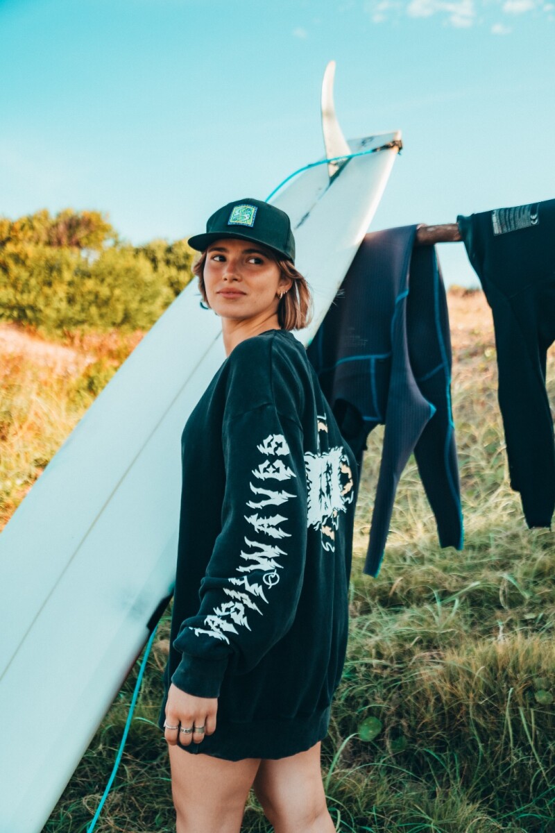 Buzo Flaming / Negro Wash U