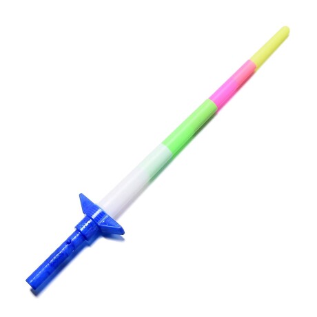 Espada Con Luz 4 Extensible Color Mix Unica