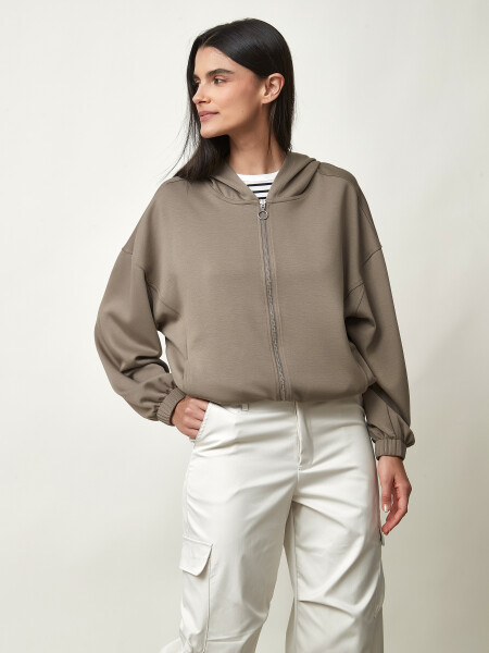 CAMPERA MOANA VERDE GRISACEO