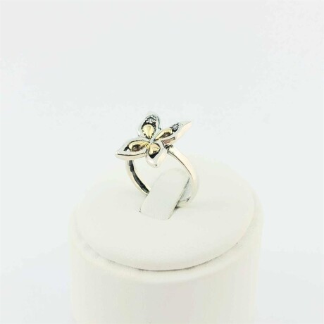 Anillo de Plata 925 con double de Oro 18k. Mariposa. Anillo de Plata 925 con double de Oro 18k. Mariposa.