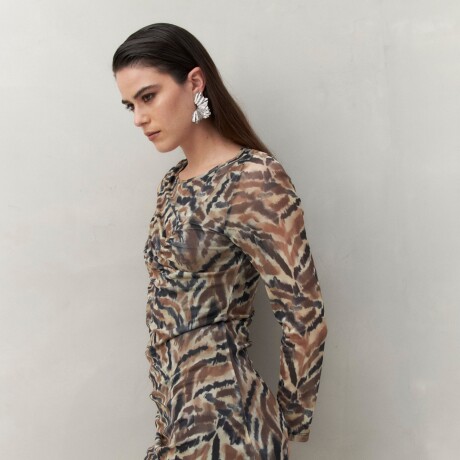 VESTIDO DROLA Animal Print