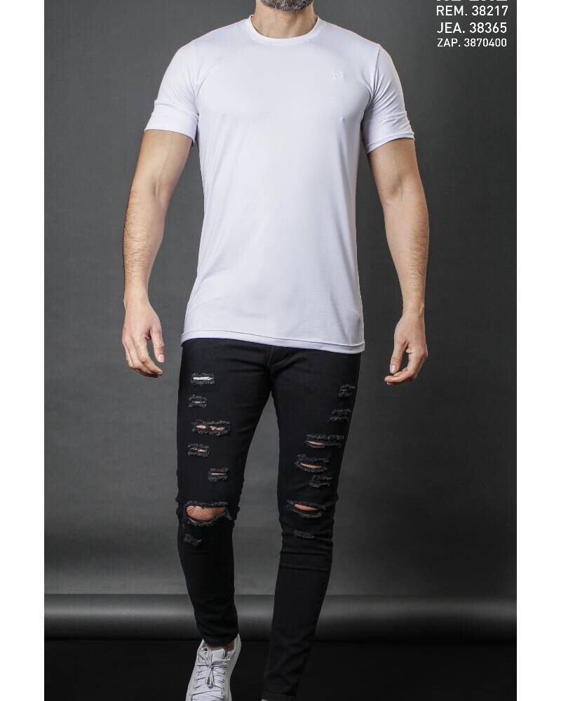 Pantalon Slim Gabardina Negro