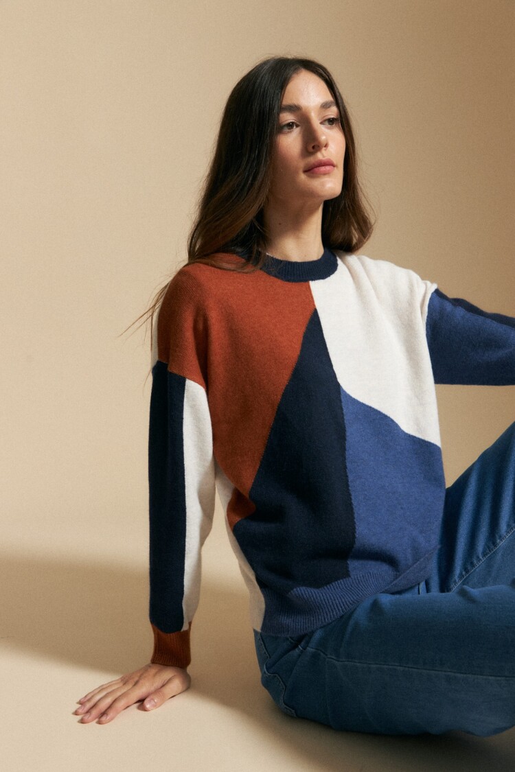 SWEATER TAURE Azul Marino