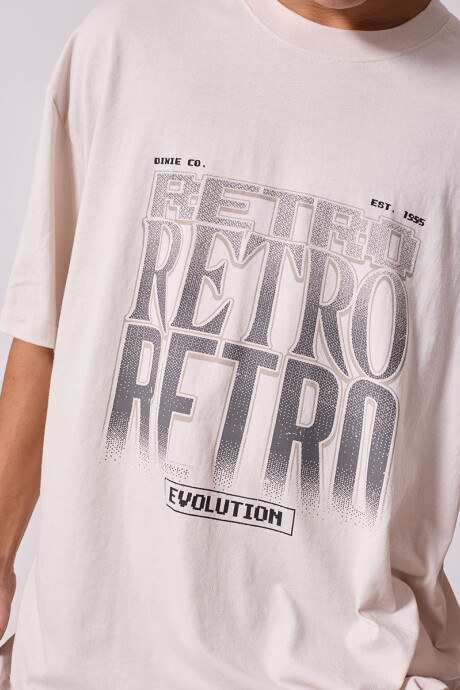 T-SHIRT MOYA DIXIE Crudo