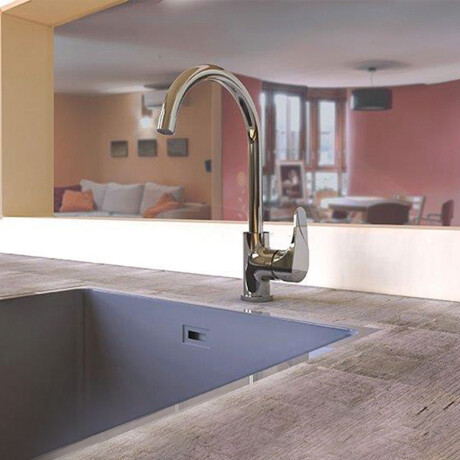 Griferia Cocina Mesada - Serie Iguazu GAMAS DE GRIS