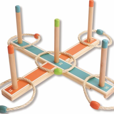 Juego de lanzamiento de Aros de madera Juego de lanzamiento de Aros de madera
