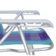 Silla reclinable 4 posiciones aluminio VIOLETA