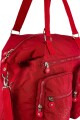 Bolso grande con bolsillos Bolso grande con bolsillos rojo