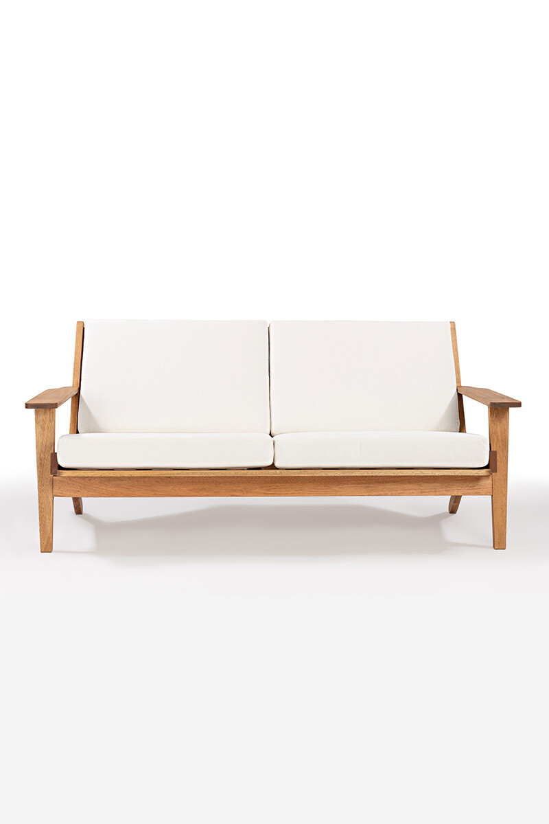 LOTUS SOFA SOFA LOTUS 3 LUGARES ACQUABLOCK CRUDO 185x87x86CM JATOBA