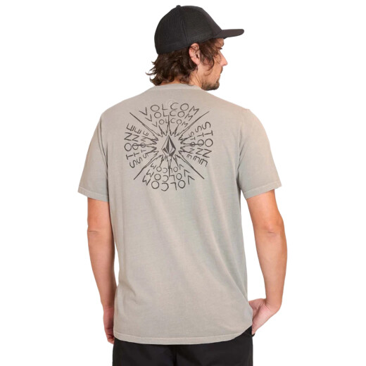 Remera Volcom Spiraling - Gris Remera Volcom Spiraling - Gris