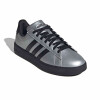 Championes Adidas Grand Court 2.0 Mujer Plata-Negro