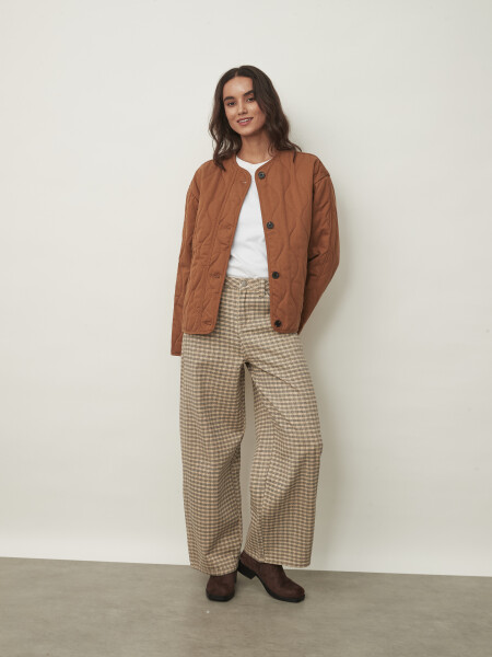 CAMPERA FEATHER BEIGE