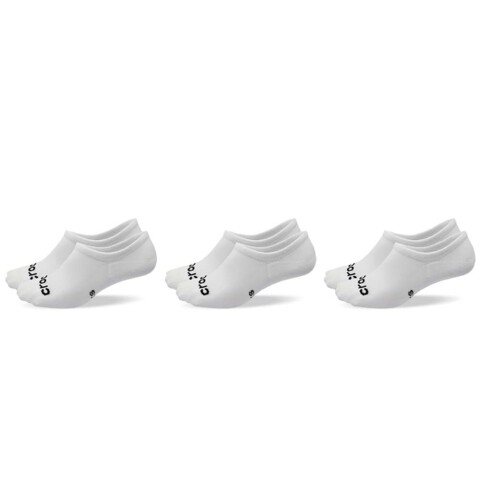 Medias Crocs Low Show (Solid) Unisex White