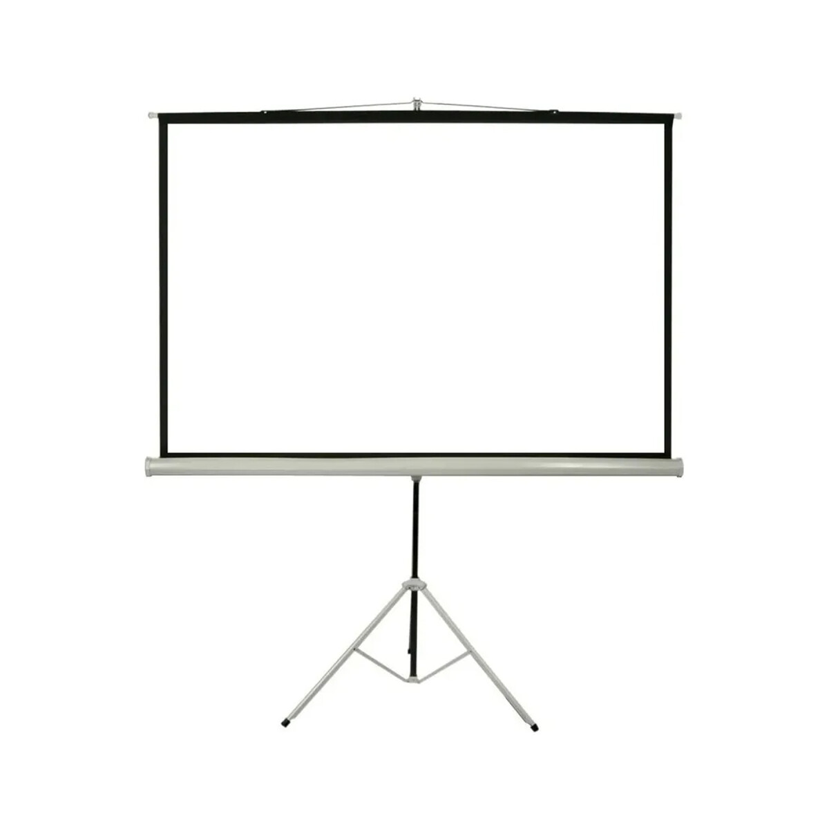 Pantalla De Proyección 84" Enrollable Con Trípode Regulable - Negro 