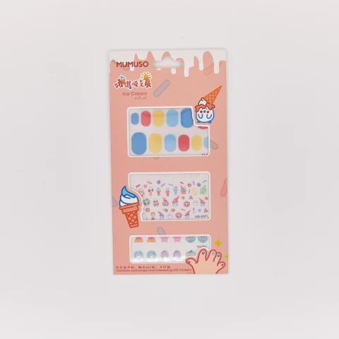 SET DE PEGATINAS UÑAS PARA NIÑOS (HELADO) SET DE PEGATINAS UÑAS PARA NIÑOS (HELADO)