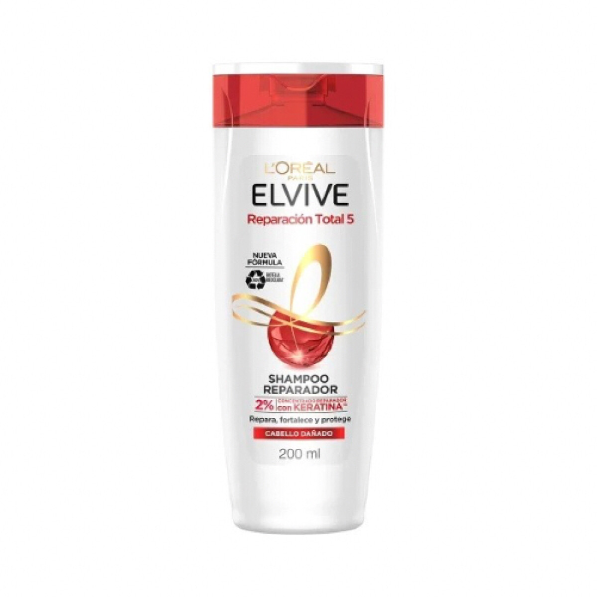 Elvive Shampoo Reparación Total Extreme 200 ml | Cabello Reparado y Fortalecido