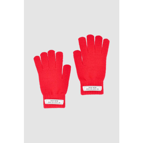 Guante basic dama Rojo