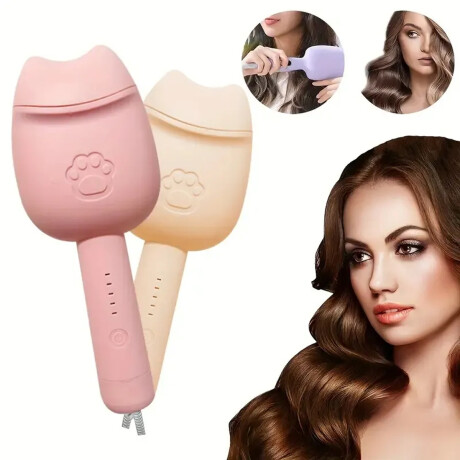 Planchita rizadora Onduladora Gatito Beige