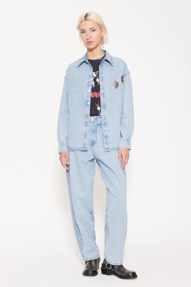 CAMISA LUCK Azul