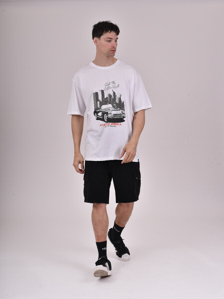 REMERA DEN PRINT BLANCO