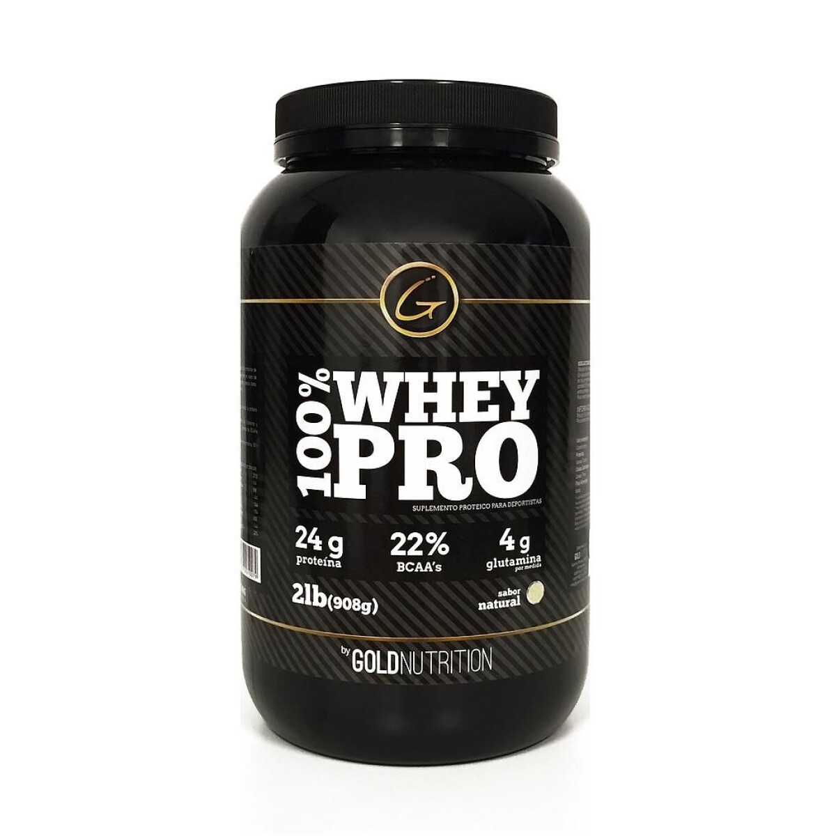 100% Whey Pro 2lb Gold Nutrition - Sabor Natural 
