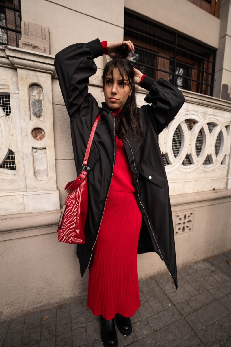 Campera bomber Negro