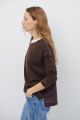REMERA NECK MARRON