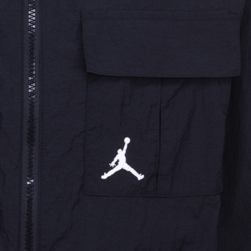 Jacket Jumpman Woven Taping de Niña Negro